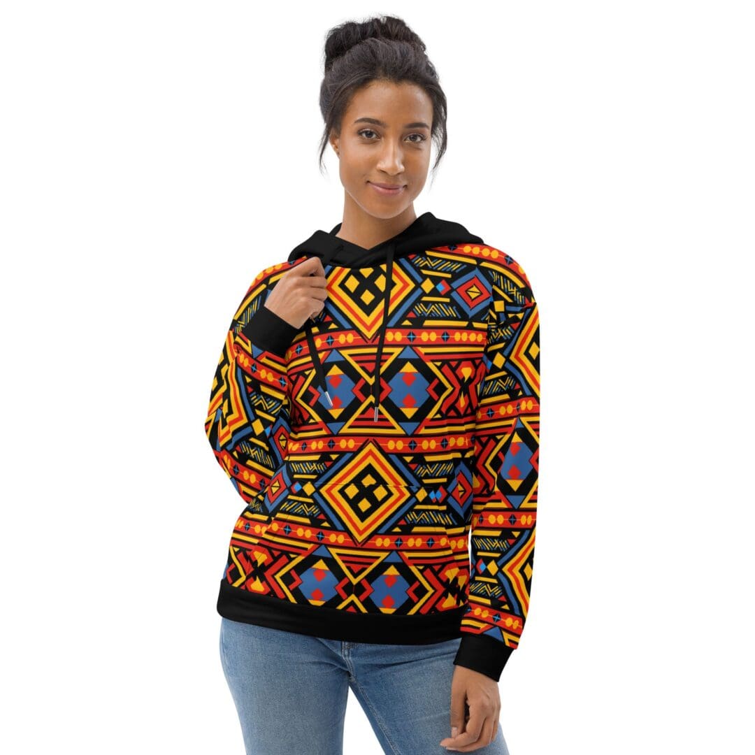 Tribal best sale print pullover