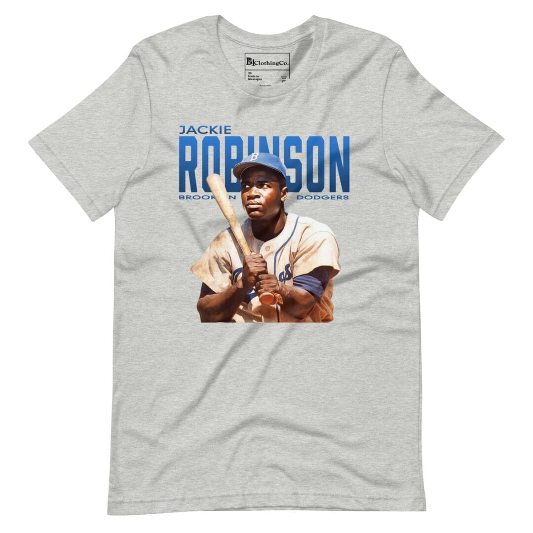 Jackie Robinson Tee: Blend of Baseball Legacy & Black History