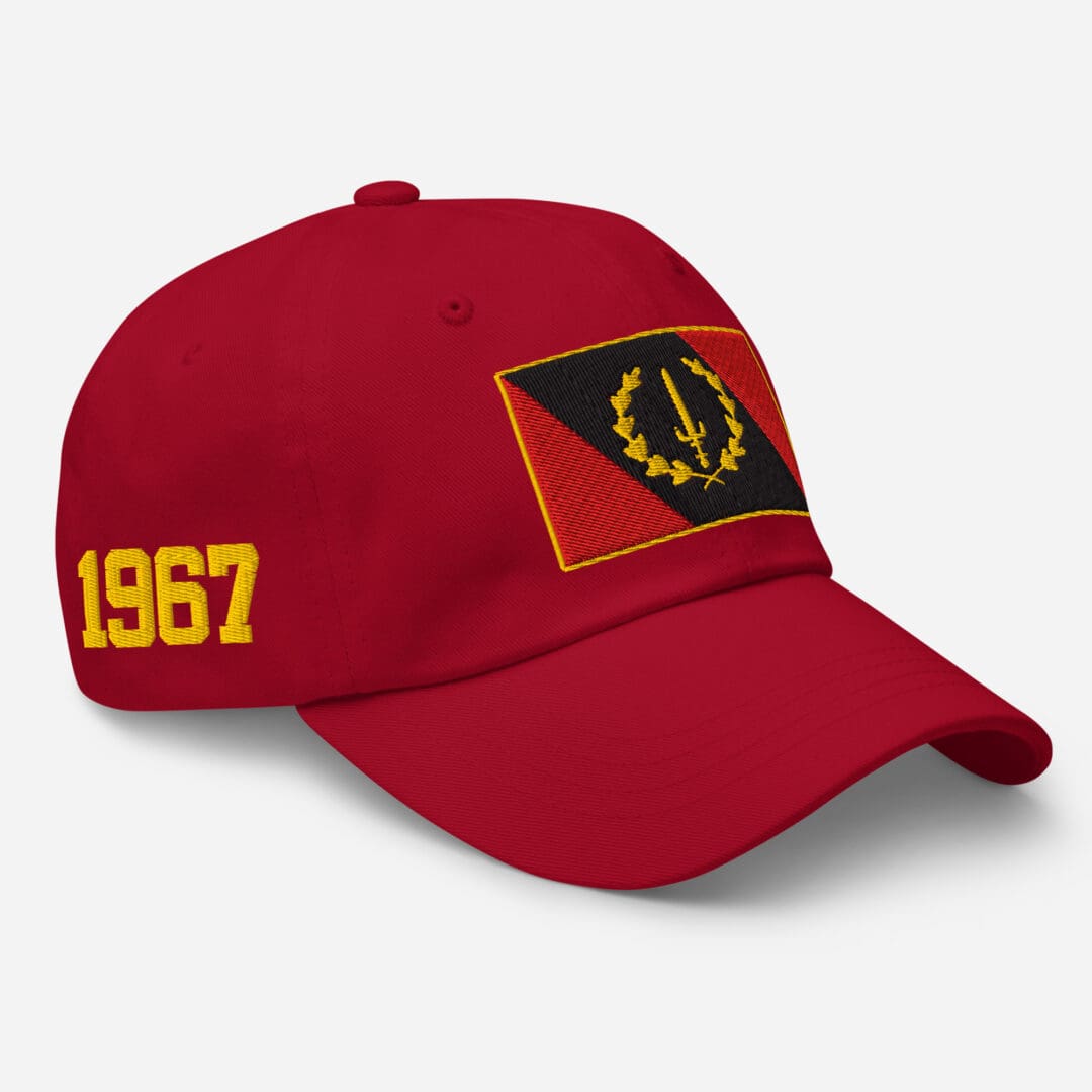 Embroidered Black American Heritage Flag Dad Hat