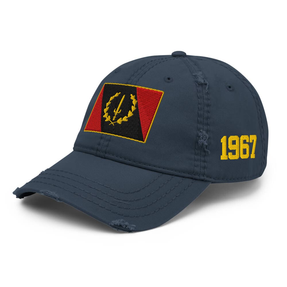 Black American Heritage Flag Distressed Hat