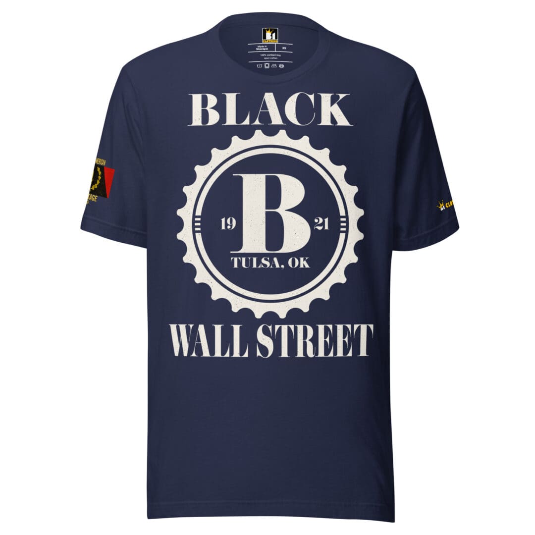 Black Wall Street Tulsa 1921 Heritage T-Shirt