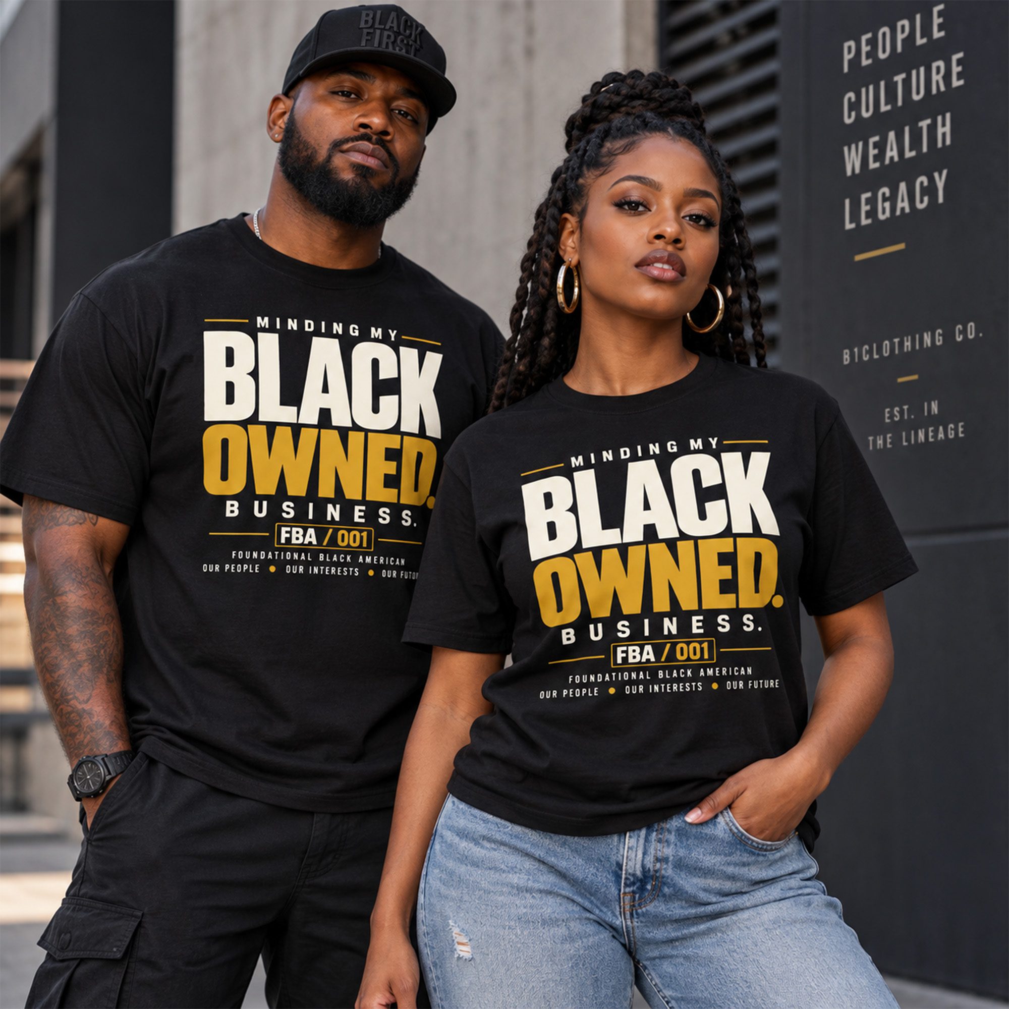 Minding My Black Owned Business FBA Heavyweight T-Shirt