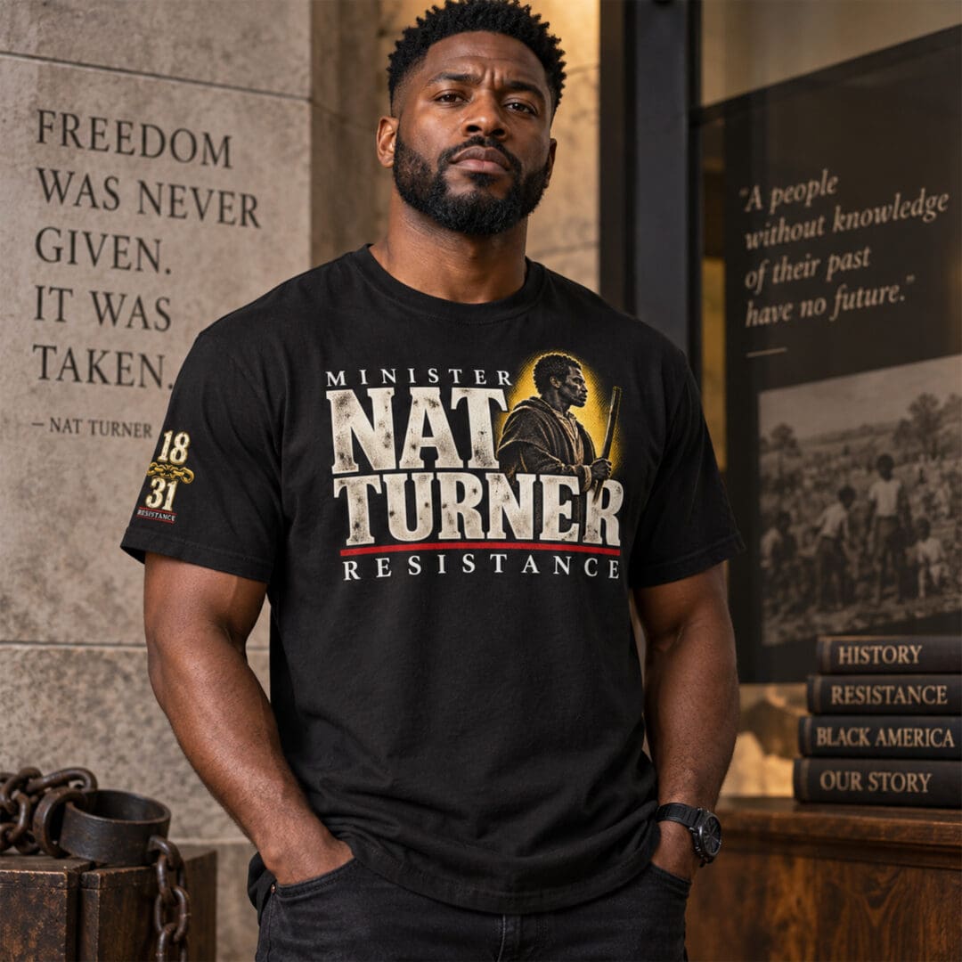 Minister Nat Turner Resistance Heavyweight T-Shirt