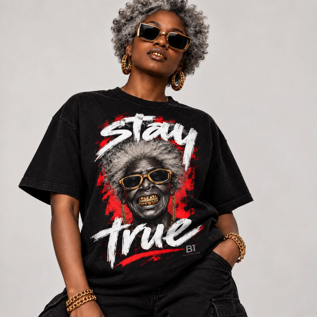 STAY TRUE™ Oversized Heavyweight Streetwear T-Shirt