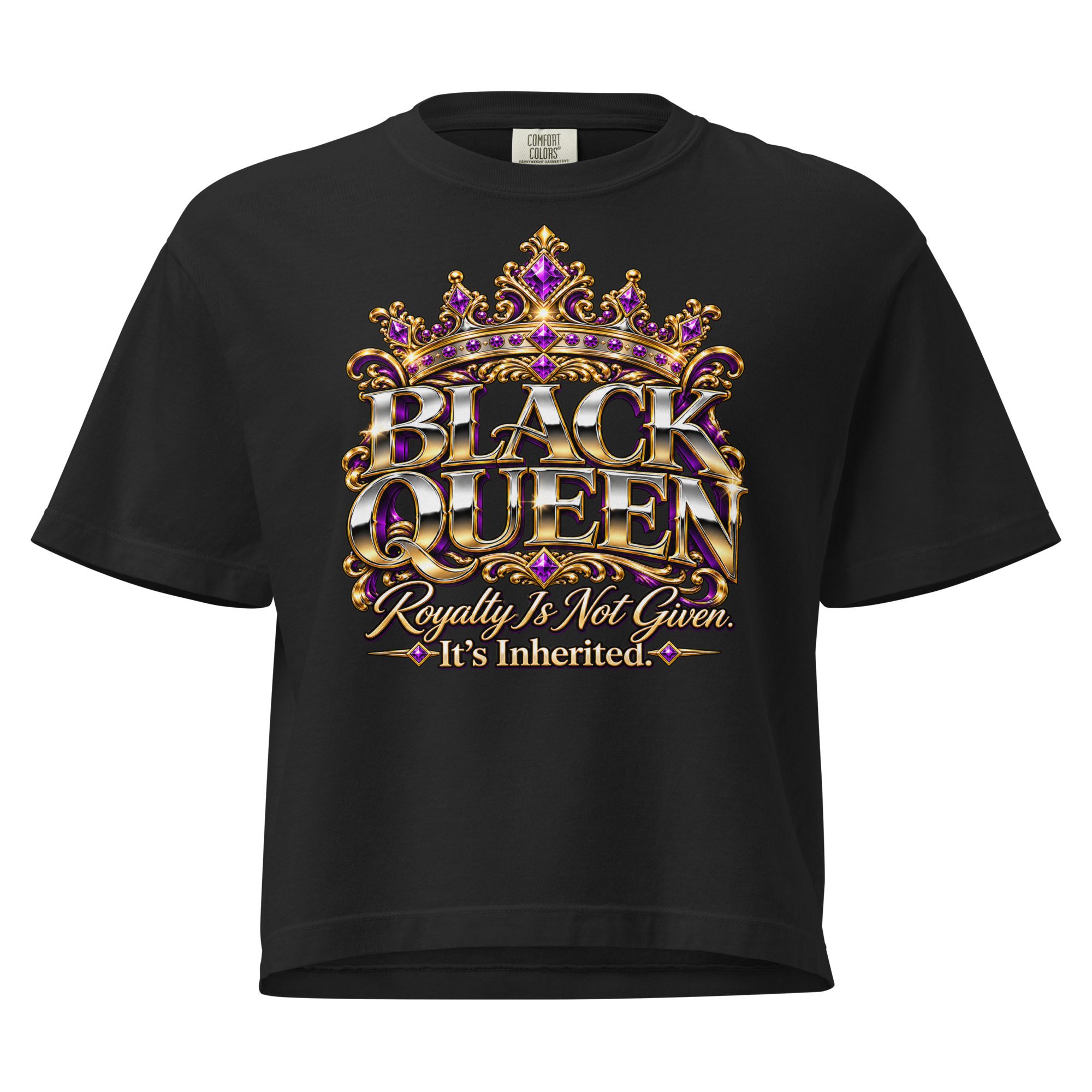 Black Queen Women’s Heavyweight Boxy T-Shirt